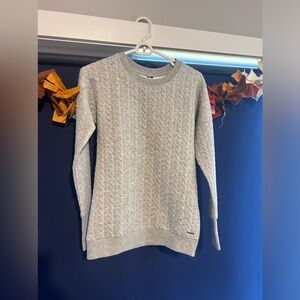 MONDETTA zipper crew neck xs